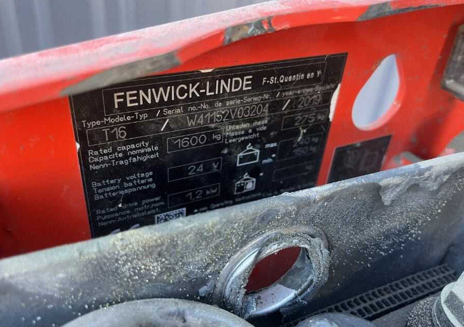 Linde T16 - Kolica za palete: slika 4 Linde T16 - Kolica za palete: slika 4