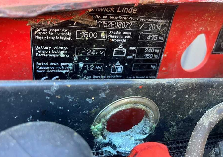Kolica za palete Linde T16L: slika 6