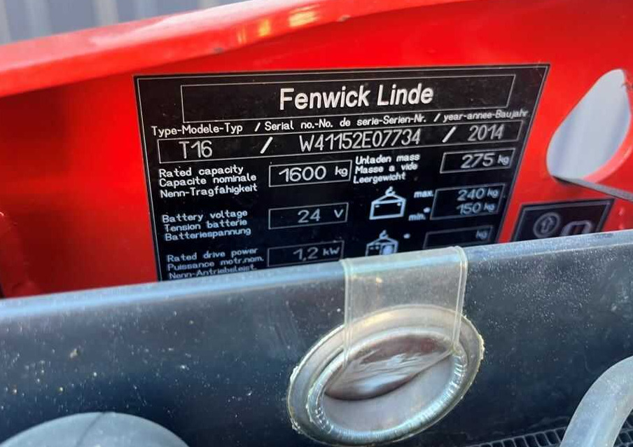 Linde T18 - Kolica za palete: slika 5 Linde T18 - Kolica za palete: slika 5