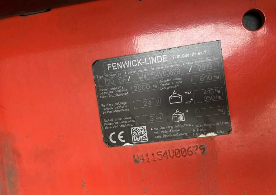 Linde T20SF - Kolica za palete: slika 4 Linde T20SF - Kolica za palete: slika 4