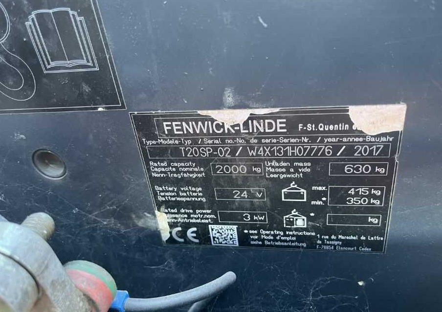 Linde T20SP-02 - Kolica za palete: slika 4 Linde T20SP-02 - Kolica za palete: slika 4