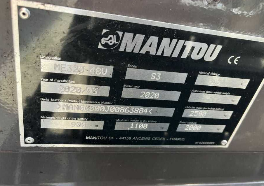 Manitou ME320 - Električni viljuškar: slika 5 Manitou ME320 - Električni viljuškar: slika 5