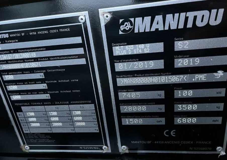 Manitou MLT635 140V - Teleskopski upravljač: slika 4 Manitou MLT635 140V - Teleskopski upravljač: slika 4