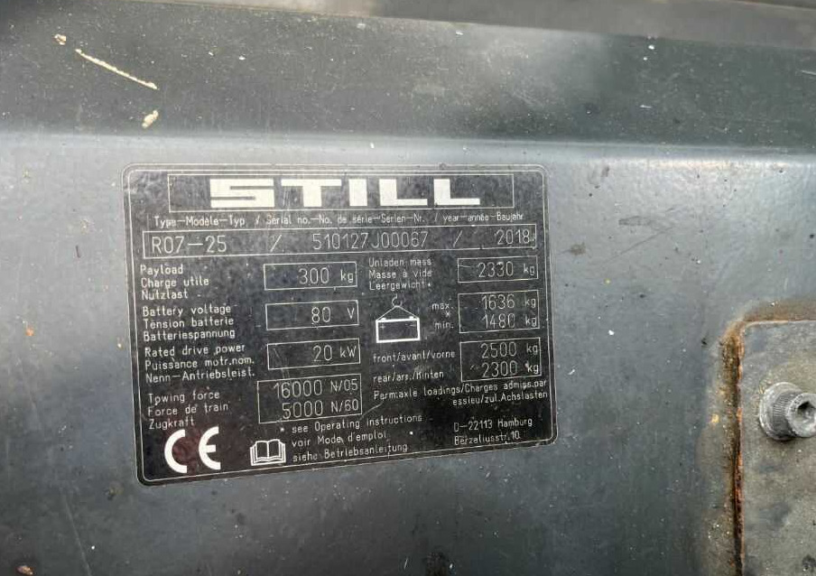 Still R07-25 - Vučno vozilo: slika 4 Still R07-25 - Vučno vozilo: slika 4