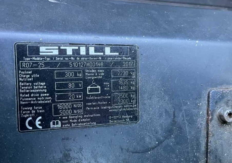 Still R07-25 - Vučno vozilo: slika 4 Still R07-25 - Vučno vozilo: slika 4