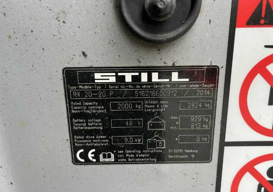Still RX20-20P - Električni viljuškar: slika 4 Still RX20-20P - Električni viljuškar: slika 4