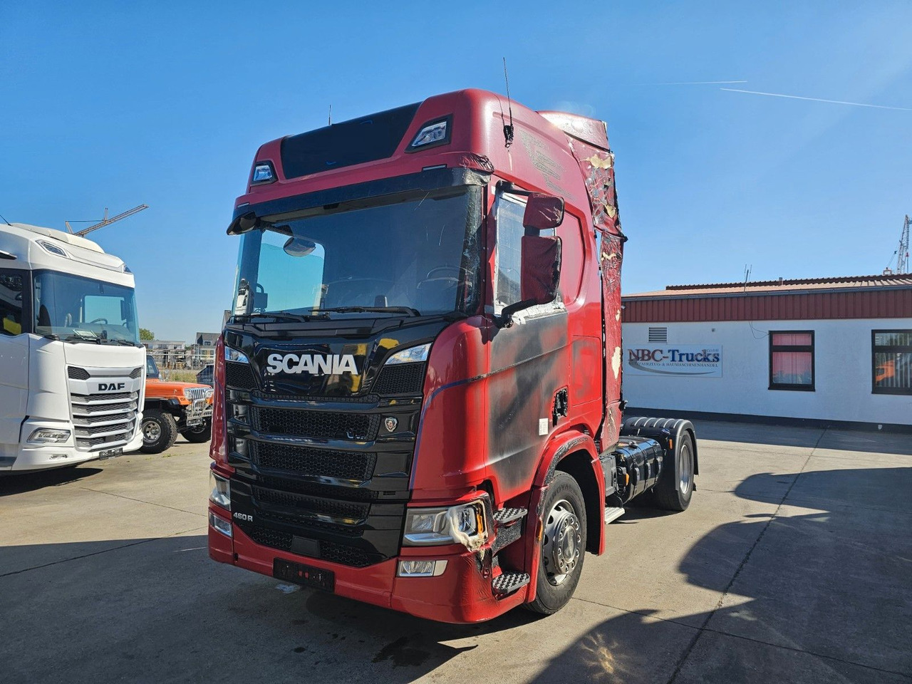 Scania R 460 * BRANDSCHADEN * ACC * RETARDER * LEDER * - Tegljač: slika 1 Scania R 460 * BRANDSCHADEN * ACC * RETARDER * LEDER * - Tegljač: slika 1