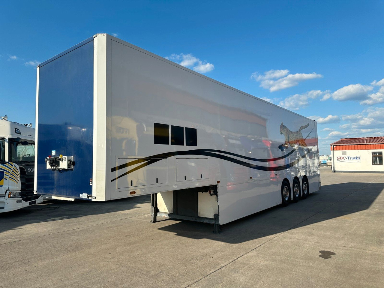 Van Eck PT-3ZI * MOTORSPORT * RACING * DOPPELDECKER *TÜV - Poluprikolica sa zatvorenim sandukom: slika 1 Van Eck PT-3ZI * MOTORSPORT * RACING * DOPPELDECKER *TÜV - Poluprikolica sa zatvorenim sandukom: slika 1