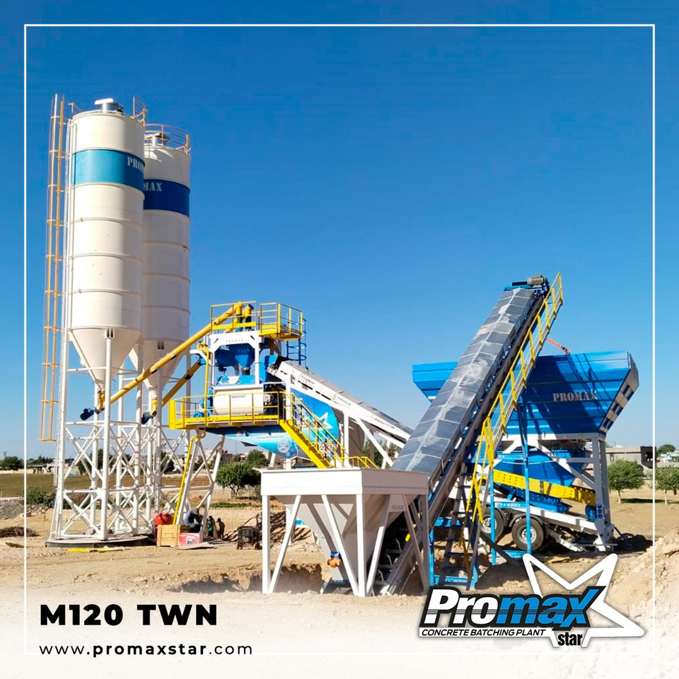 Mobile Concrete Batching Plant M120-TWN (120m3/h) - Fabrika betona: slika 1 Mobile Concrete Batching Plant M120-TWN (120m3/h) - Fabrika betona: slika 1