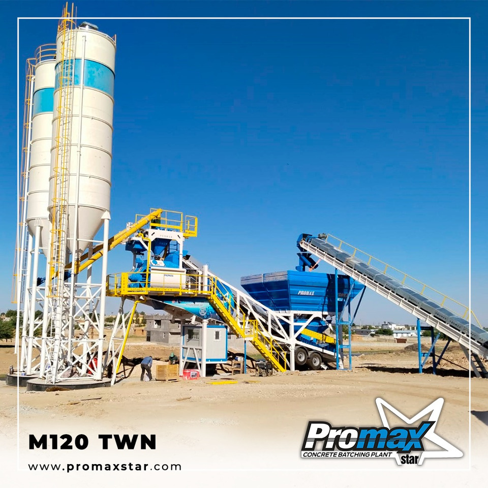 Mobile Concrete Batching Plant M120-TWN (120m3/h) - Fabrika betona: slika 2 Mobile Concrete Batching Plant M120-TWN (120m3/h) - Fabrika betona: slika 2