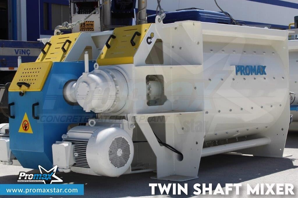 Promax 2m3 / 3m3 / 5m3 TWIN SHAFT MIXER - Mešalica za beton: slika 1 Promax 2m3 / 3m3 / 5m3 TWIN SHAFT MIXER - Mešalica za beton: slika 1