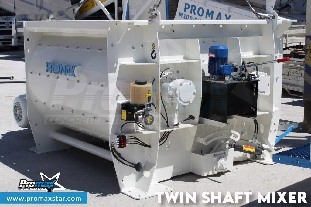 Promax 2m3 / 3m3 / 5m3 TWIN SHAFT MIXER - Mešalica za beton: slika 2 Promax 2m3 / 3m3 / 5m3 TWIN SHAFT MIXER - Mešalica za beton: slika 2