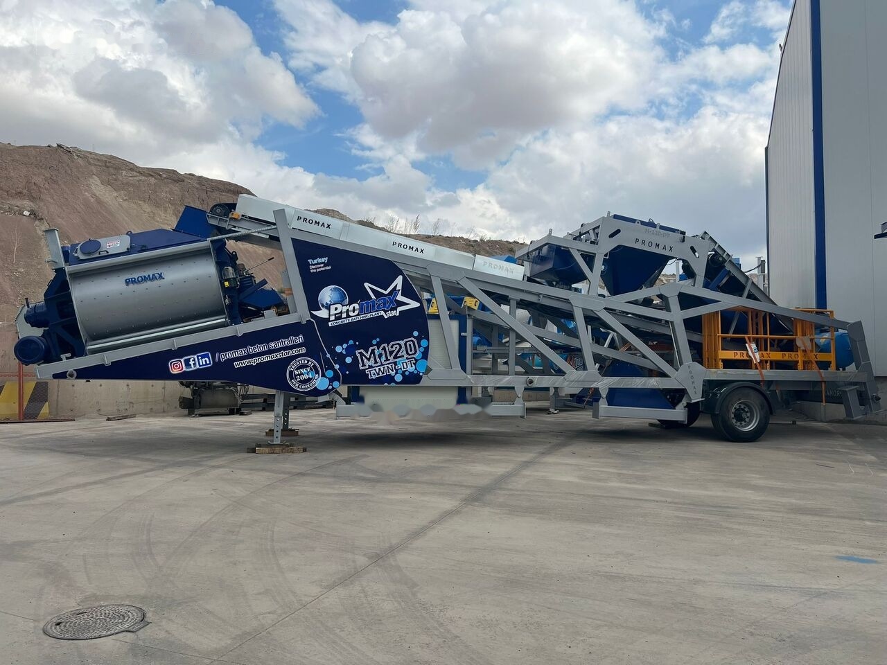 Promax Mobile Concrete Batching Plant PROMAX M120-TWN DT (120m³/h) - Fabrika betona: slika 3 Promax Mobile Concrete Batching Plant PROMAX M120-TWN DT (120m³/h) - Fabrika betona: slika 3