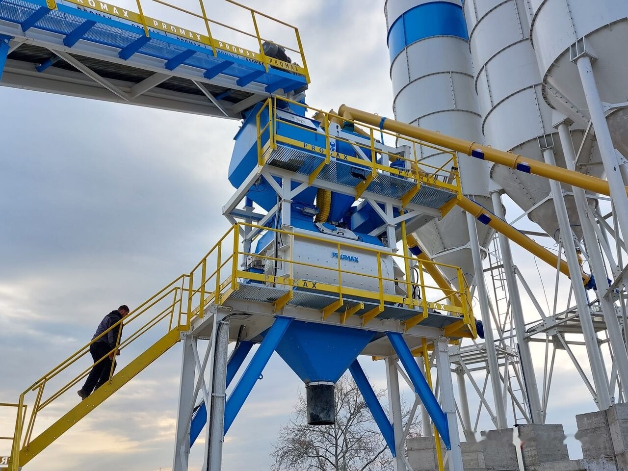Promax Stationary Concrete Batching Plant S130-TWN (130m/h) - Fabrika betona: slika 3 Promax Stationary Concrete Batching Plant S130-TWN (130m/h) - Fabrika betona: slika 3