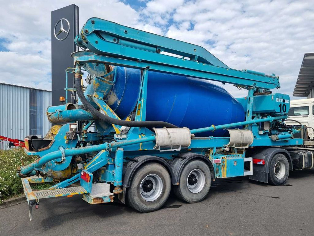 De Buf Beton-Mischer 9m³/Sermac 24m Betonpumpe - Poluprikolica mikser: slika 2 De Buf Beton-Mischer 9m³/Sermac 24m Betonpumpe - Poluprikolica mikser: slika 2