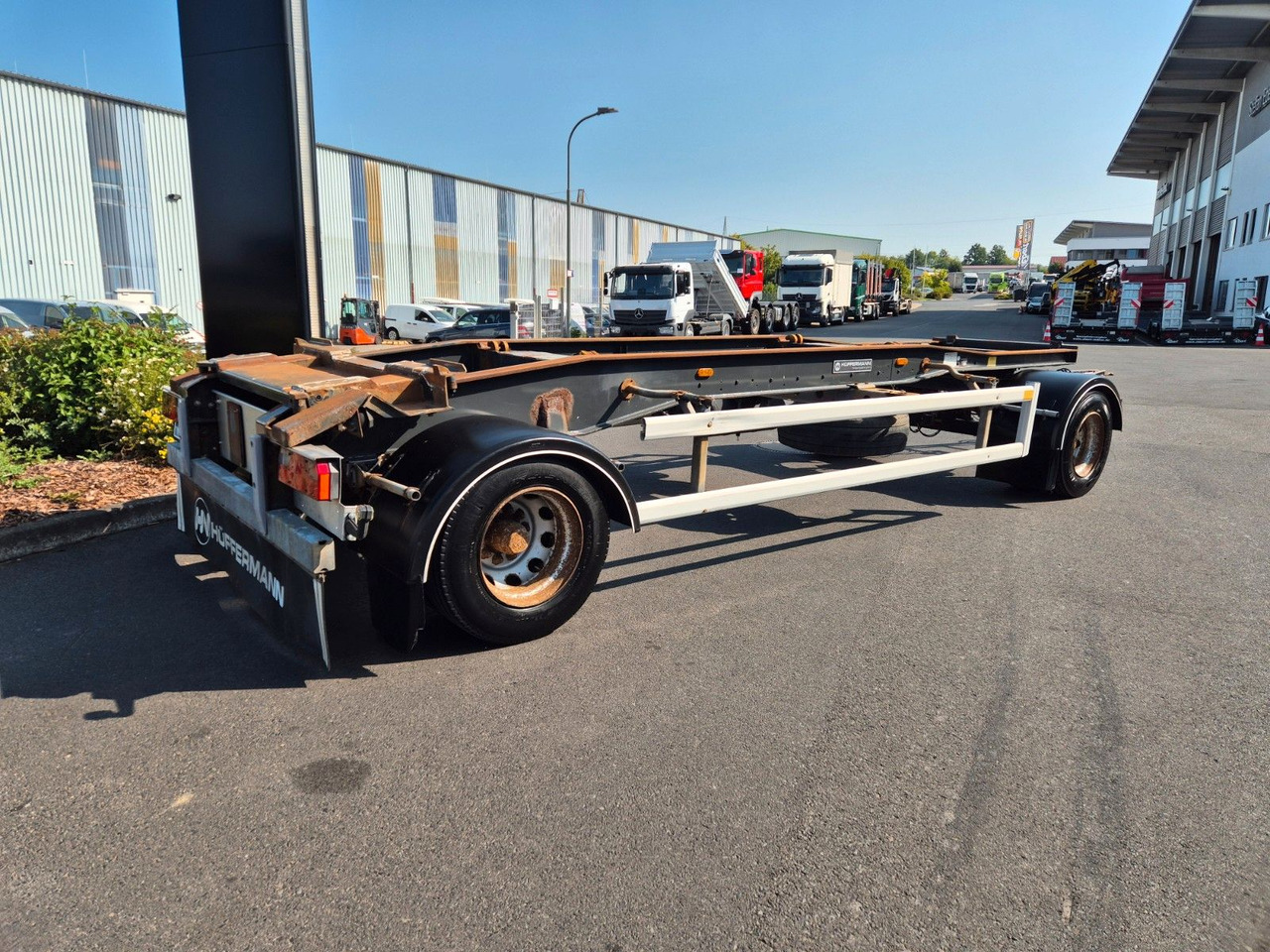 Hüffermann HSA 18.70 P BPW 14.582kg Nutzlast - Prikolica sa golom šasijom: slika 4 Hüffermann HSA 18.70 P BPW 14.582kg Nutzlast - Prikolica sa golom šasijom: slika 4