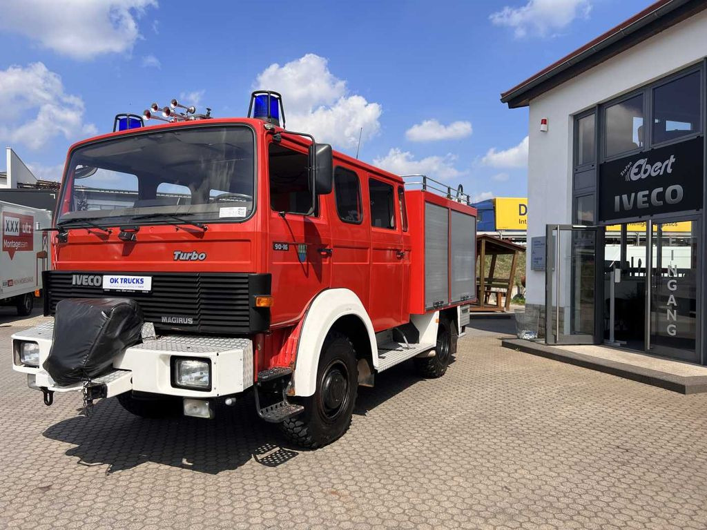 Iveco 90-16 AW 4x4 LF8 Feuerwehr Standheizung 9 Sitze - Vatrogasni kamion: slika 1 Iveco 90-16 AW 4x4 LF8 Feuerwehr Standheizung 9 Sitze - Vatrogasni kamion: slika 1