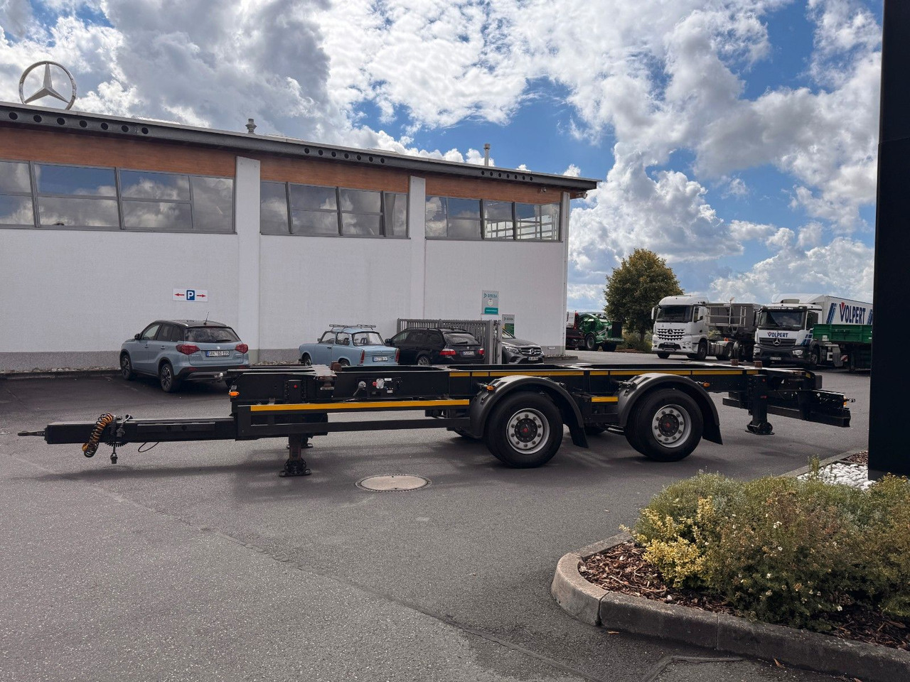 Prikolica za prevoz kontejnera/ Prikolica sa promenjivim sandukom Kögel ZW 18 Lafette SAF Achsen 15.910kg Nutzlast: slika 7