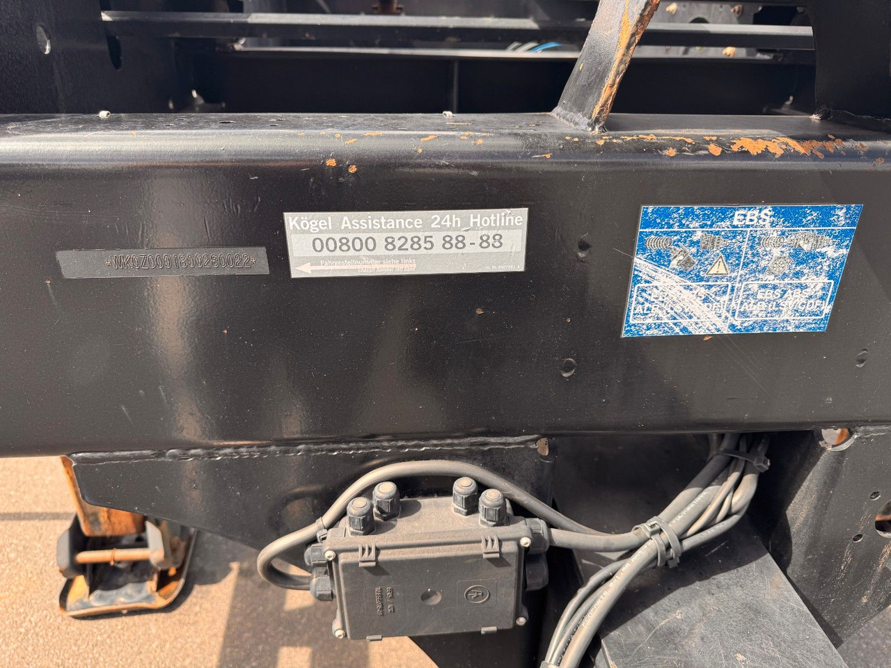 Prikolica za prevoz kontejnera/ Prikolica sa promenjivim sandukom Kögel ZW 18 Lafette SAF Achsen 15.910kg Nutzlast: slika 27