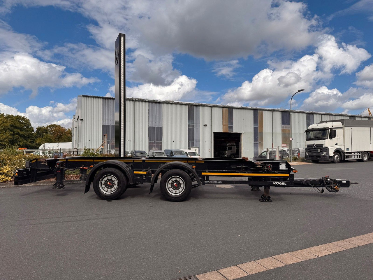 Prikolica za prevoz kontejnera/ Prikolica sa promenjivim sandukom Kögel ZW 18 Lafette SAF Achsen 15.910kg Nutzlast: slika 6