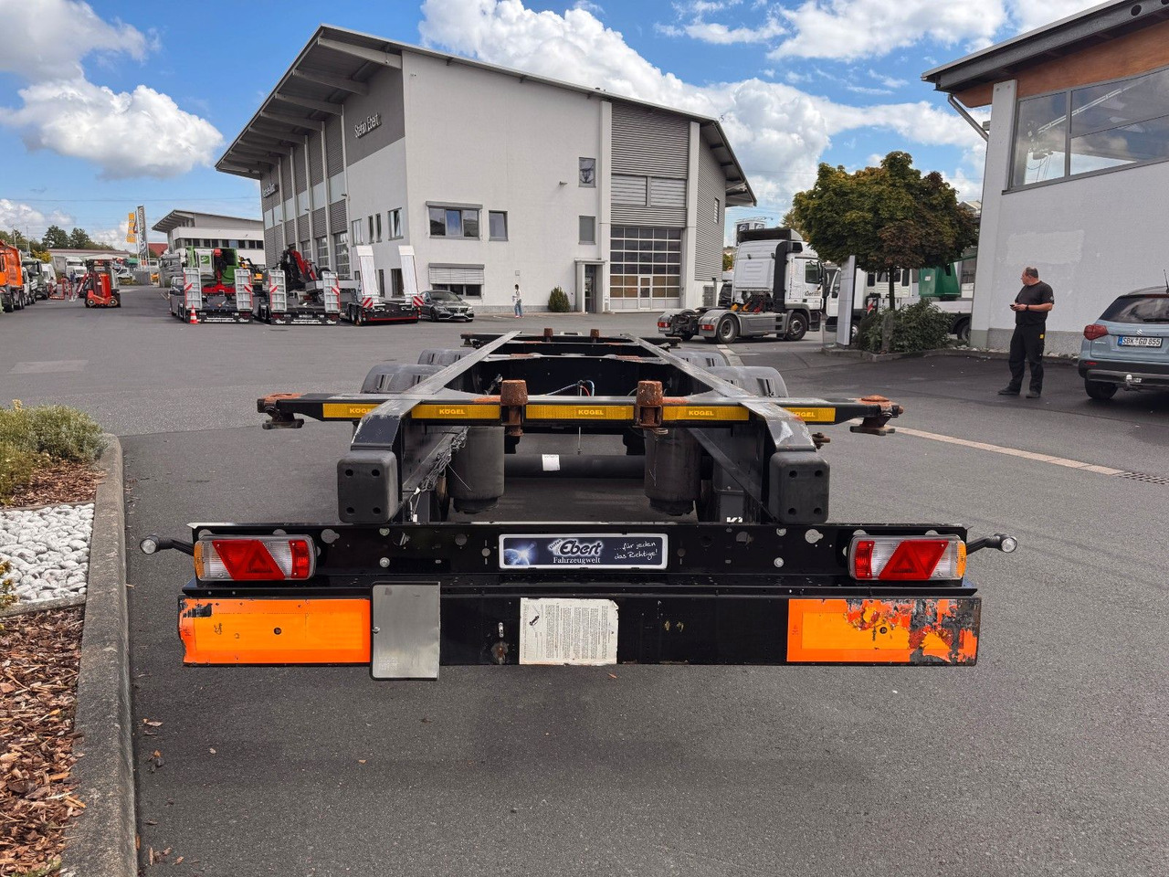 Prikolica za prevoz kontejnera/ Prikolica sa promenjivim sandukom Kögel ZW 18 Lafette SAF Achsen 15.910kg Nutzlast: slika 10