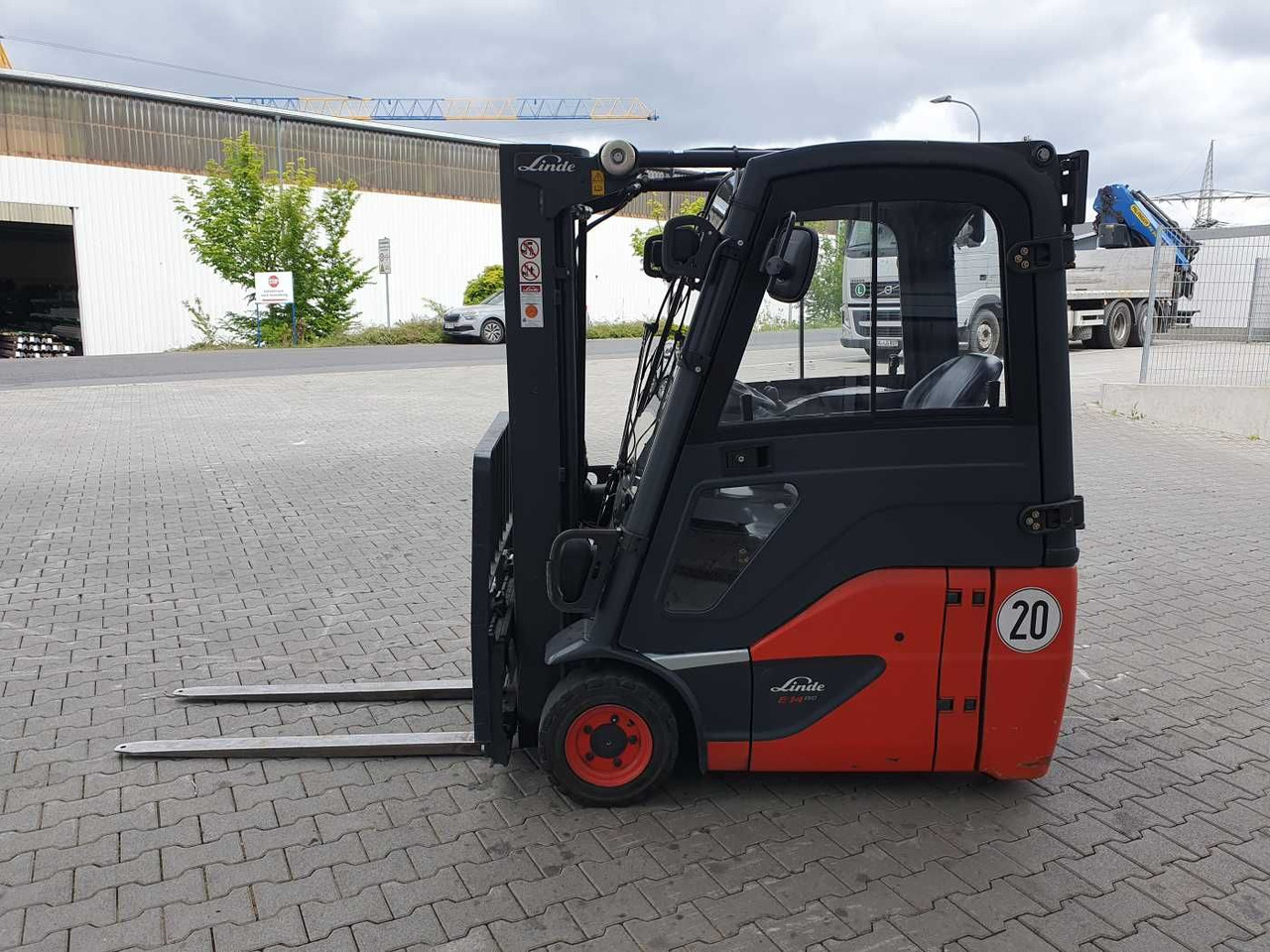 Električni viljuškar Linde E14 - 02 / Triplex: 4.00m! / SS / nur 1.777h!: slika 6