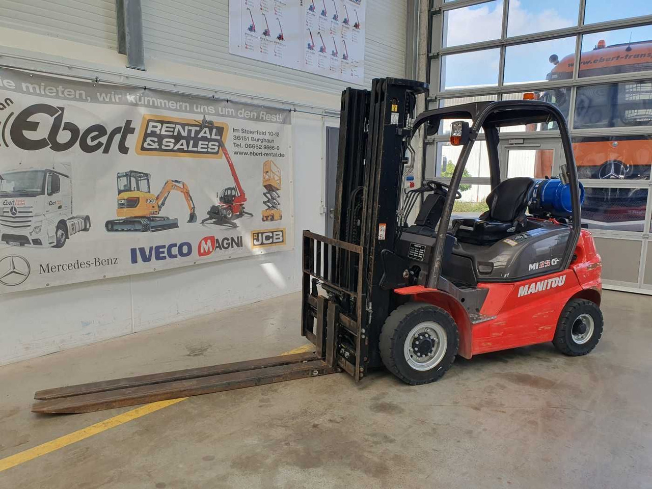 Manitou MI 25 G / Triplex: 4.70m / nur 1.976h! / SS - Gasni viljuškar: slika 3 Manitou MI 25 G / Triplex: 4.70m / nur 1.976h! / SS - Gasni viljuškar: slika 3