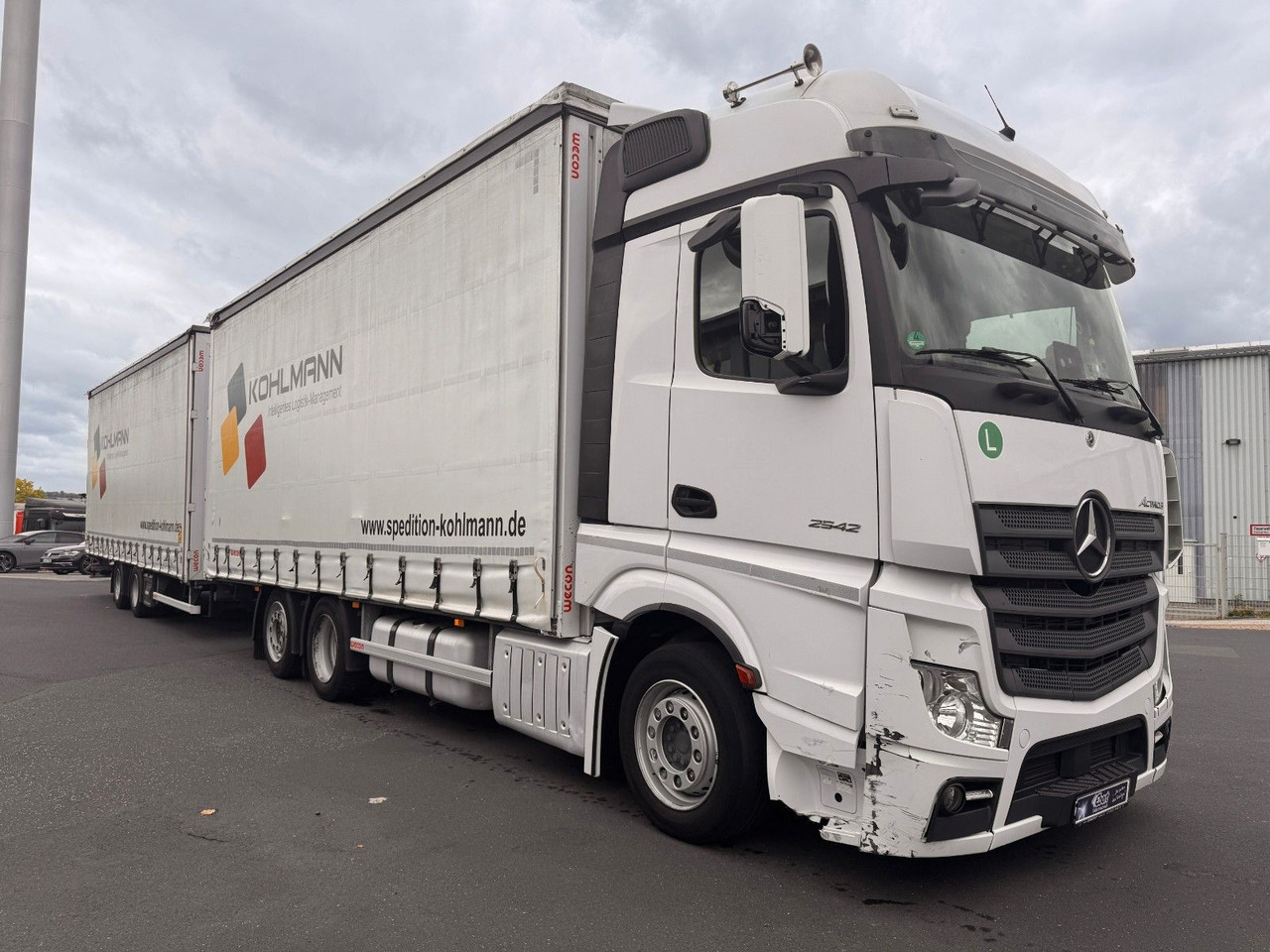 Mercedes-Benz Actros 2542 LnR 6x2 Retarder Standklima - Kamion sa ceradom: slika 3 Mercedes-Benz Actros 2542 LnR 6x2 Retarder Standklima - Kamion sa ceradom: slika 3