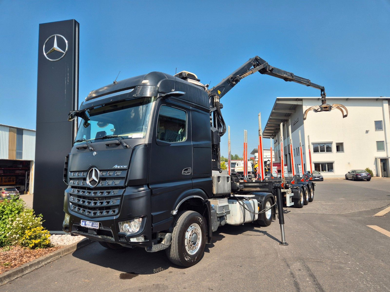 Mercedes-Benz Arocs 1853 LS 4x4 HAD Palfinger Q170Z96+Doll H3L - Šticar, Kamion sa dizalicom: slika 1 Mercedes-Benz Arocs 1853 LS 4x4 HAD Palfinger Q170Z96+Doll H3L - Šticar, Kamion sa dizalicom: slika 1