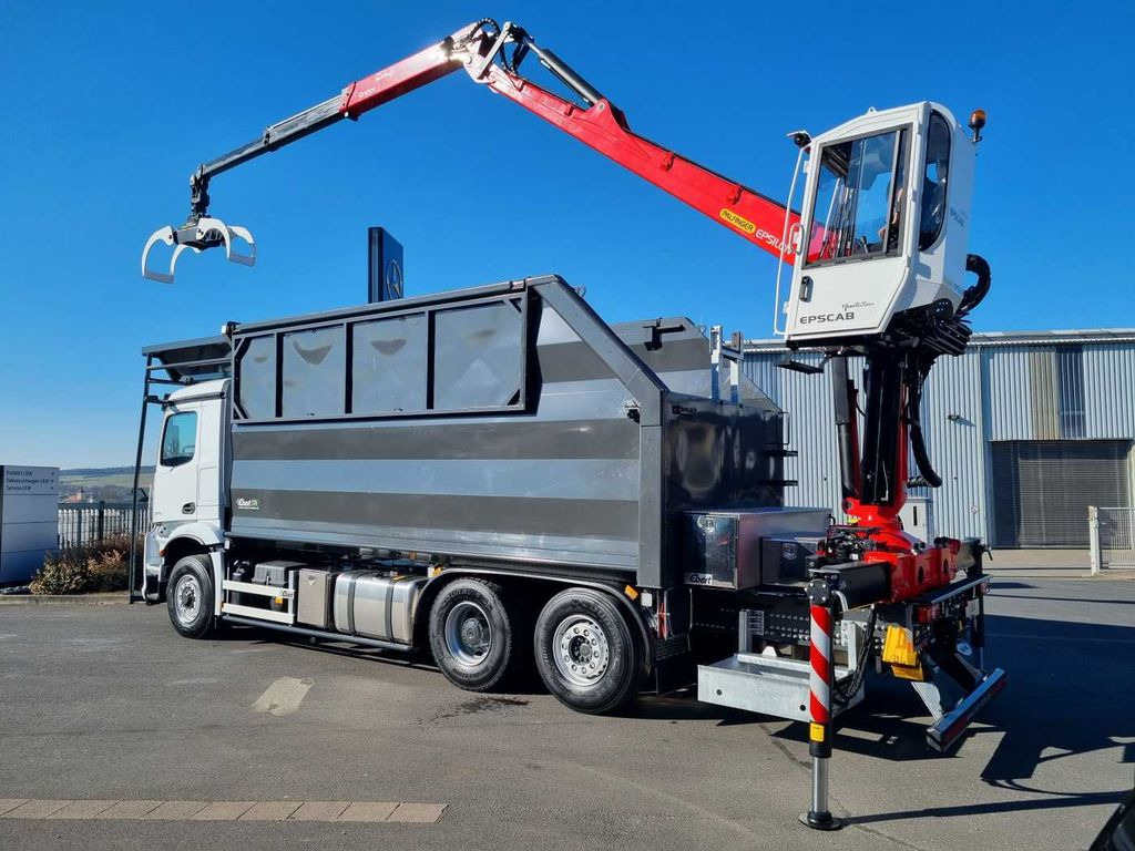 Šticar, Kamion sa dizalicom novi Mercedes-Benz Arocs 2751L HAD + Q170L (11,5m!) -EBERT-Fäll-LKW: slika 7