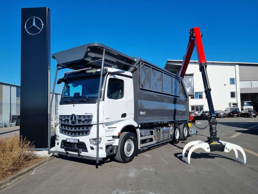 Šticar, Kamion sa dizalicom novi Mercedes-Benz Arocs 2751L HAD + Q170L (11,5m!) -EBERT-Fäll-LKW: slika 10