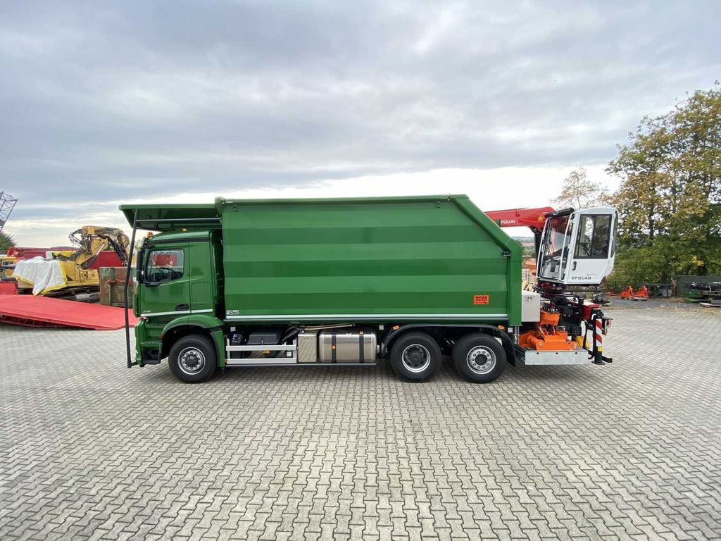 Šticar, Kamion sa dizalicom novi Mercedes-Benz Arocs 2751L HAD + Q170L (11,5m!) -EBERT-Fäll-LKW: slika 11