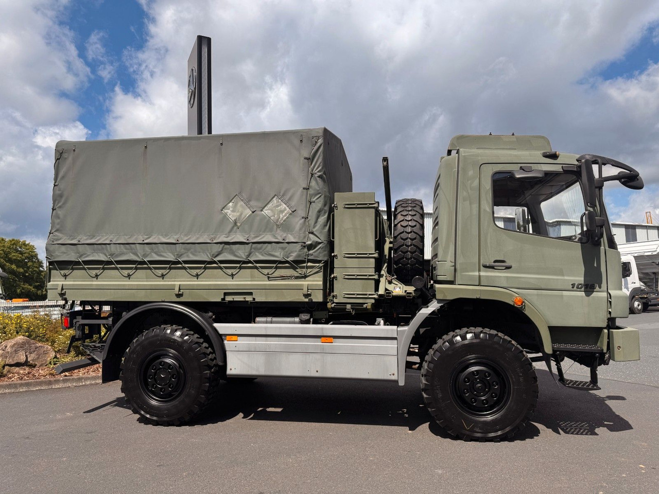 Kamion sa ceradom Mercedes-Benz Atego 1018 A 4x4 Singlebereifung 7 Stück vorh.: slika 8