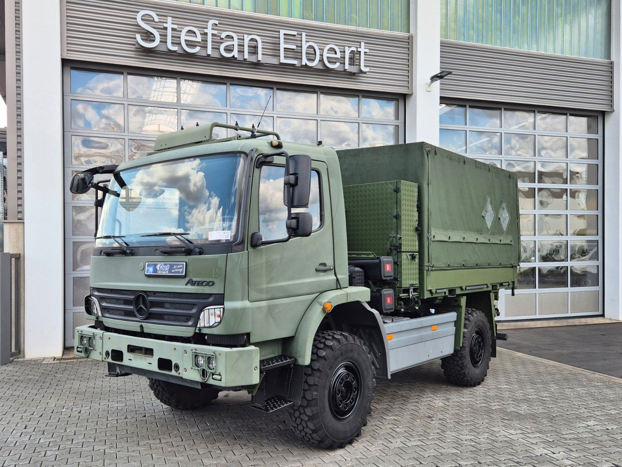 Mercedes-Benz Atego 1018 A 4x4 Singlebereifung 7 Stück vorh. - Kamion sa ceradom: slika 1 Mercedes-Benz Atego 1018 A 4x4 Singlebereifung 7 Stück vorh. - Kamion sa ceradom: slika 1