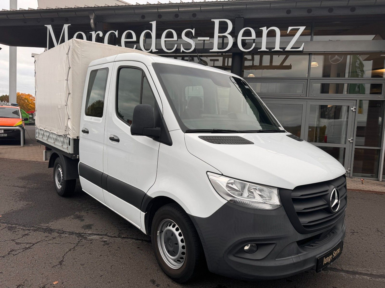 Mercedes-Benz Sprinter 215 CDI DoKa 9G Klima AHK SHZ - Dostavno vozilo sa ceradom, Dostavno vozilo sa duplom kabinom: slika 1 Mercedes-Benz Sprinter 215 CDI DoKa 9G Klima AHK SHZ - Dostavno vozilo sa ceradom, Dostavno vozilo sa duplom kabinom: slika 1