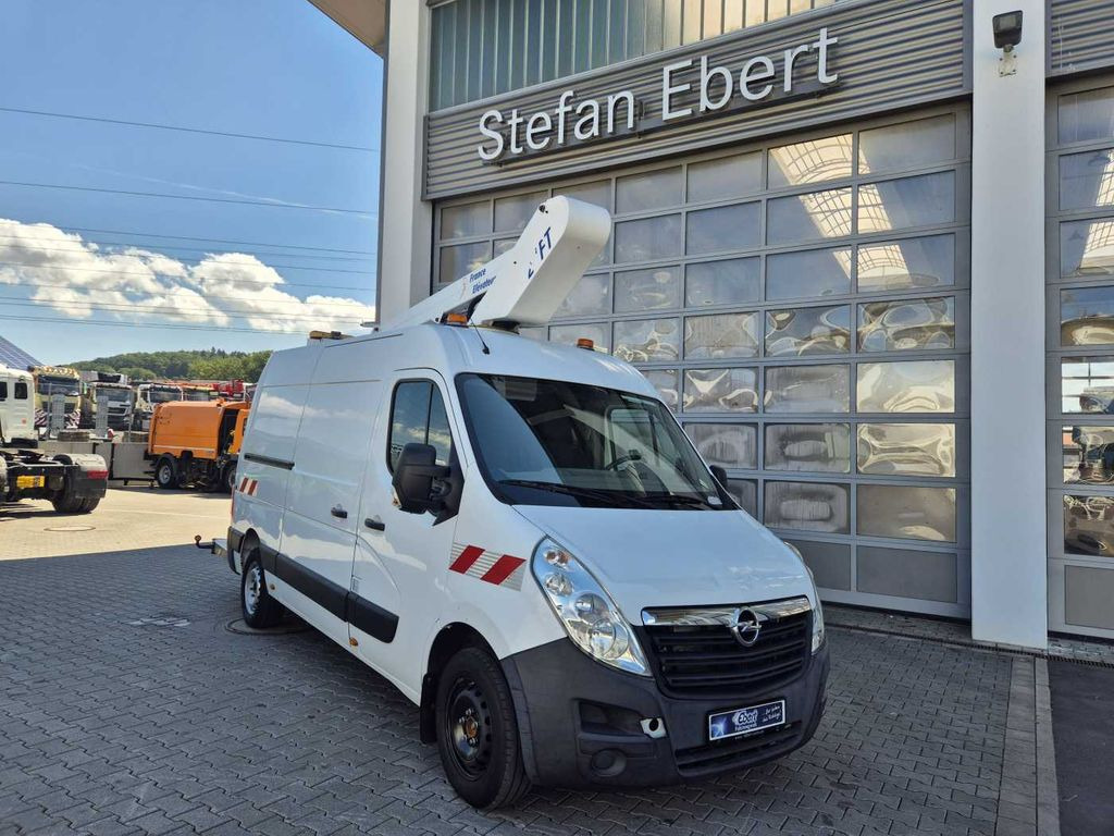 Vazdušna platforma montirana na kamion, Dostavno vozilo Opel Movano 2.3 CDTI  / France Elevateur 121FT, 12m: slika 8