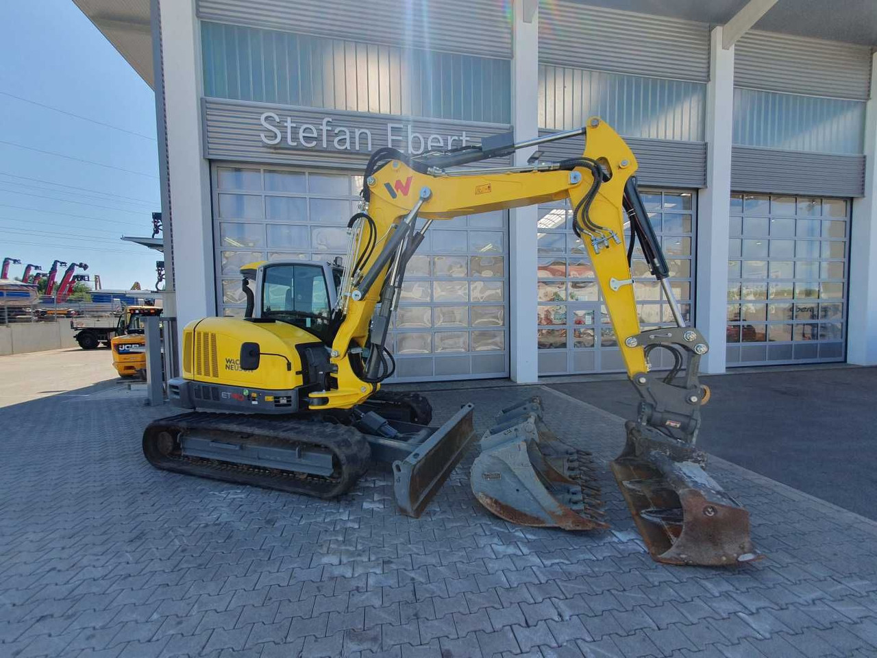 Wacker ET90 / HS08 / nur 1.244h! / Greifer/ Löffelpaket - Mini bager: slika 2 Wacker ET90 / HS08 / nur 1.244h! / Greifer/ Löffelpaket - Mini bager: slika 2