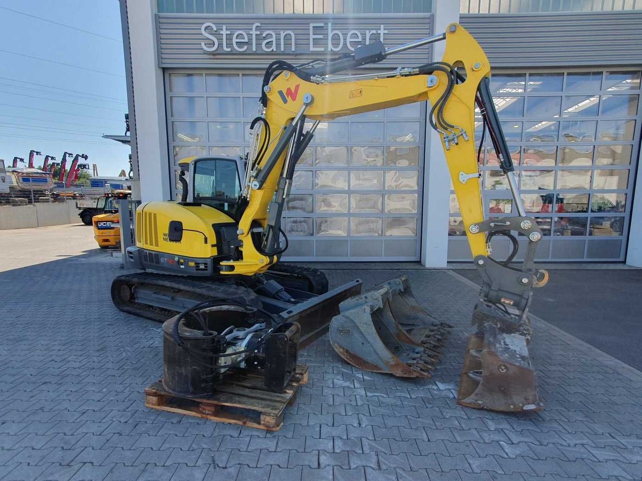 Wacker ET90 / HS08 / nur 1.244h! / Greifer/ Löffelpaket - Mini bager: slika 1 Wacker ET90 / HS08 / nur 1.244h! / Greifer/ Löffelpaket - Mini bager: slika 1