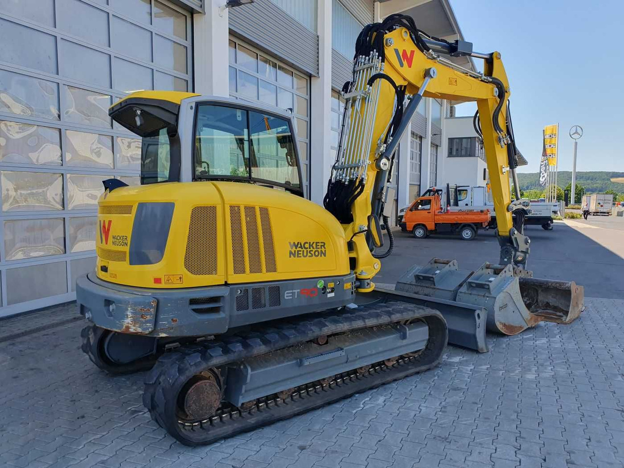 Wacker ET90 / HS08 / nur 1.244h! / Greifer/ Löffelpaket - Mini bager: slika 3 Wacker ET90 / HS08 / nur 1.244h! / Greifer/ Löffelpaket - Mini bager: slika 3