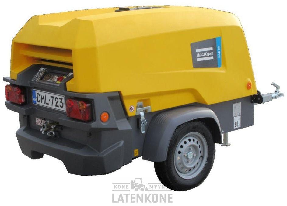 Atlas Copco XAS 88-7 StV Vaunukompressori UUSI - Kompresor za vazduh: slika 4 Atlas Copco XAS 88-7 StV Vaunukompressori UUSI - Kompresor za vazduh: slika 4
