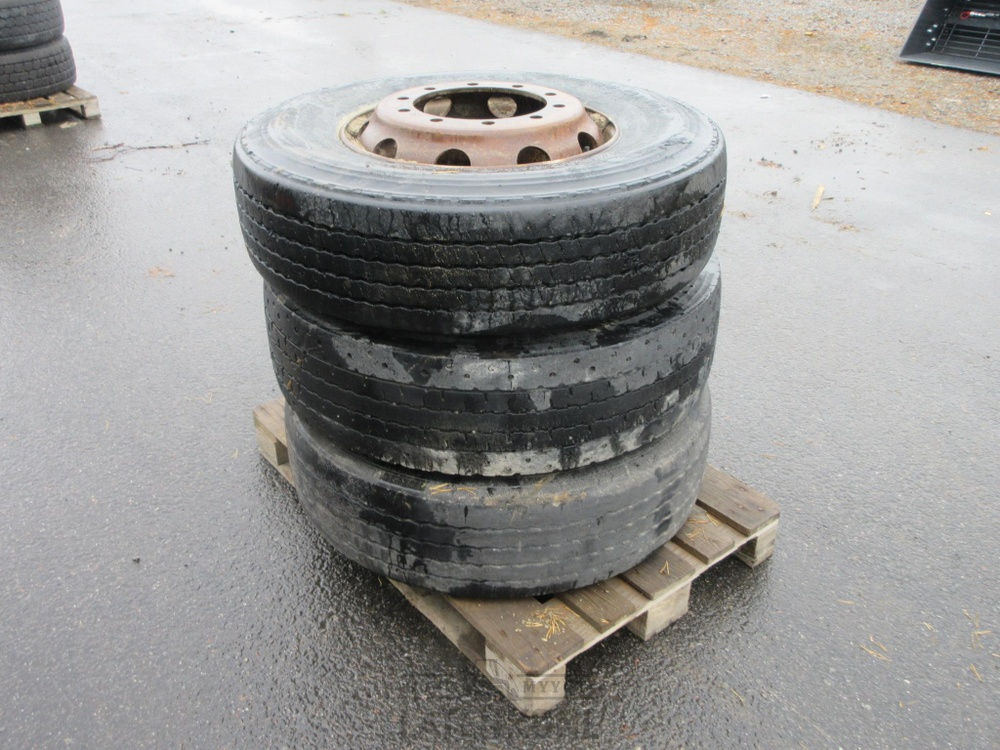 Renkaat vanteilla 295/80 R22,5 3kpl - Kompletan točak za Građevinska mašina: slika 1 Renkaat vanteilla 295/80 R22,5 3kpl - Kompletan točak za Građevinska mašina: slika 1