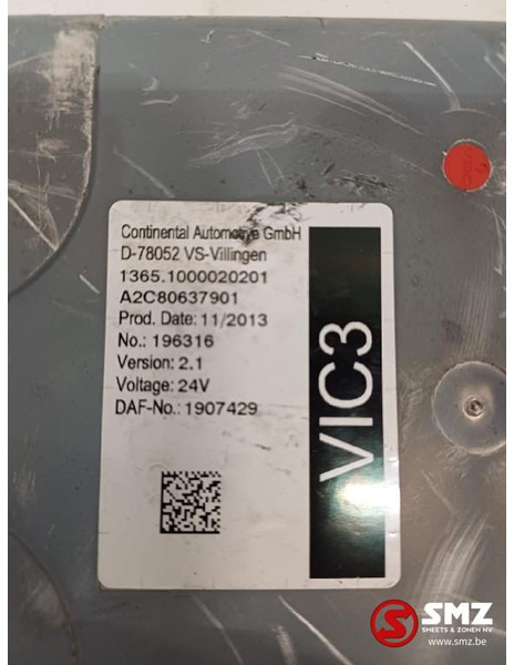 DAF Occ ECU VIC3 regeleenheid DAF - Upravljačka jedinica za Kamion: slika 5 DAF Occ ECU VIC3 regeleenheid DAF - Upravljačka jedinica za Kamion: slika 5