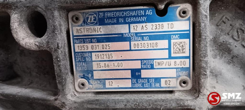DAF Occ versnellingsbak 12AS2330TD DAF - Menjač za Kamion: slika 5 DAF Occ versnellingsbak 12AS2330TD DAF - Menjač za Kamion: slika 5