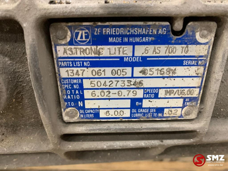 Iveco Occ Versnellingsbak Iveco 6AS700TO - Menjač za Kamion: slika 5 Iveco Occ Versnellingsbak Iveco 6AS700TO - Menjač za Kamion: slika 5