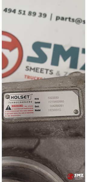 Iveco Occ turbocharger HE500VG F3AE3681 Cursor10 Iveco - Turbo za Kamion: slika 5 Iveco Occ turbocharger HE500VG F3AE3681 Cursor10 Iveco - Turbo za Kamion: slika 5
