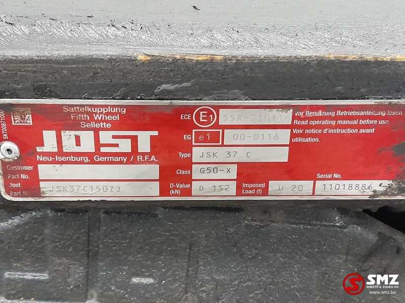 Jost Occ koppelschotel + montageplaat JSK37C JOST - Spojnica na petom točku za Kamion: slika 5 Jost Occ koppelschotel + montageplaat JSK37C JOST - Spojnica na petom točku za Kamion: slika 5