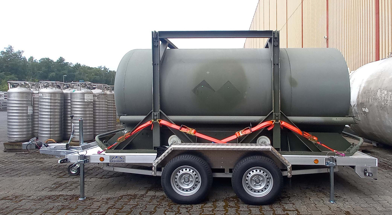 CRYOBASE Gas tank cryogenic trailer used for nitrogen, oxygen, argon - Prikolica cisterna: slika 2 CRYOBASE Gas tank cryogenic trailer used for nitrogen, oxygen, argon - Prikolica cisterna: slika 2