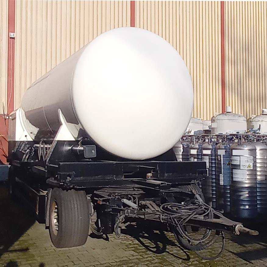 GOFA Gas tank trailer cryogenic used for oxygen, nitrogen, argon, gas. - Poluprikolica cisterna: slika 1 GOFA Gas tank trailer cryogenic used for oxygen, nitrogen, argon, gas. - Poluprikolica cisterna: slika 1