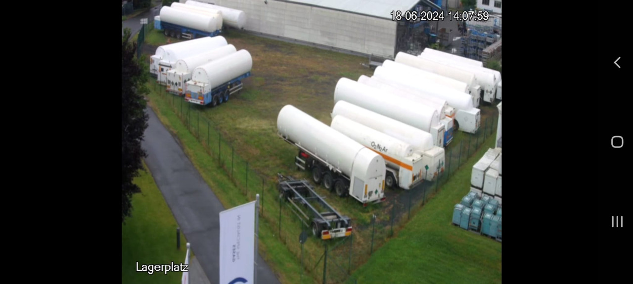 Korisno/ Posebno vozilo Messer Griesheim Tank semi-trailer LNG/CNG filling station Methan Gas Cryogenic: slika 30
