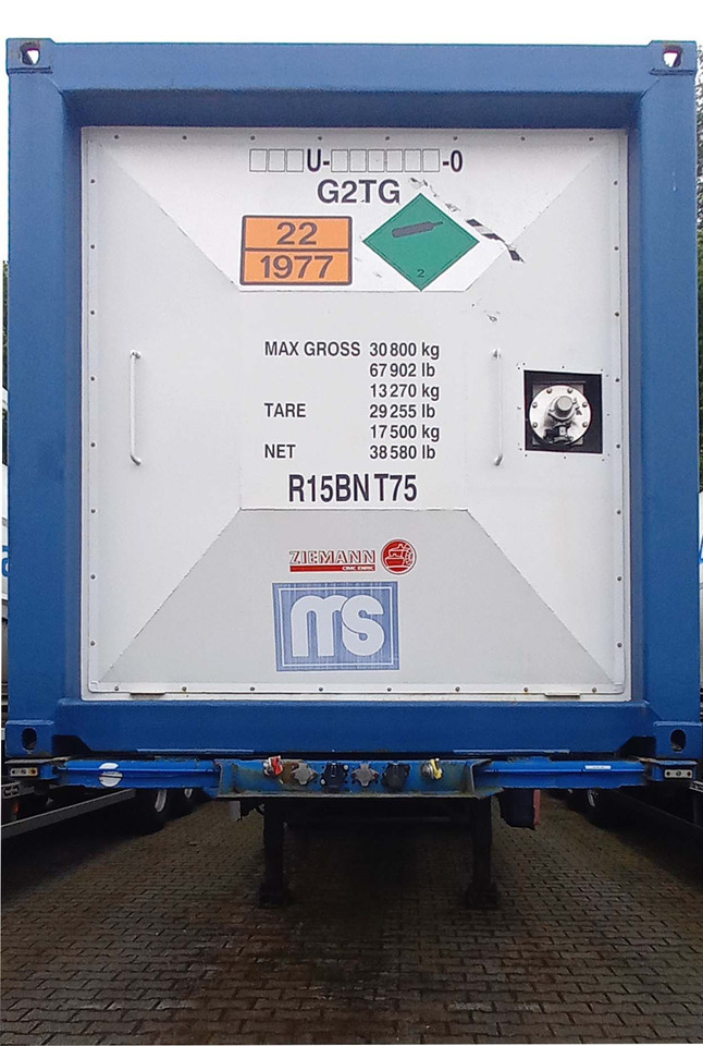 Ziemann LNG Methan Gas Cryogenic tank container 40ft tank - Poluprikolica cisterna: slika 2 Ziemann LNG Methan Gas Cryogenic tank container 40ft tank - Poluprikolica cisterna: slika 2